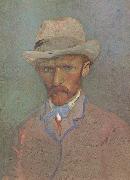 Vincent Van Gogh, Self-Portrait with Grey Felt Hat (nn04)